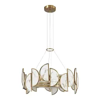 Люстра подвесная Toscana 5447/40L Odeon Light белая на 1 лампу, основание бронзовое в стиле классический Люстра подвесная Toscana 5447/40L Odeon Light белая на 1 лампу, основание бронзовое в стиле классический